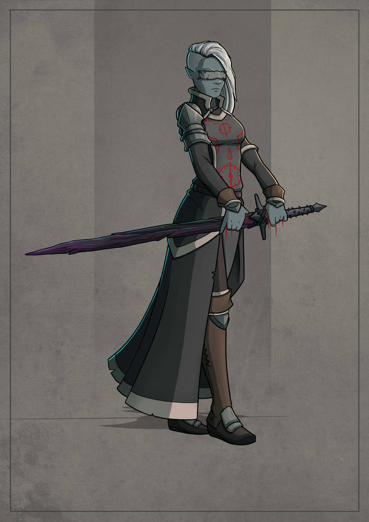 Kyrth - Drow Fighter by SilkyNoire on DeviantArt