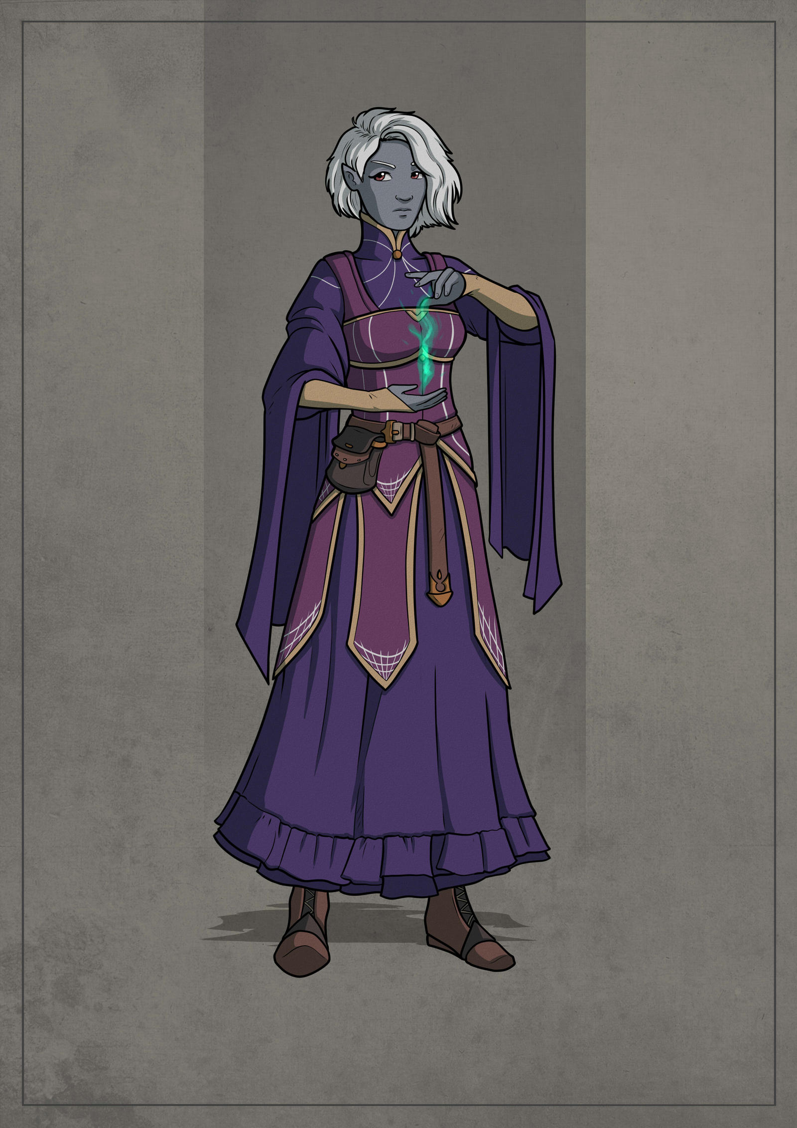 Drow Wizard by SilkyNoire on DeviantArt