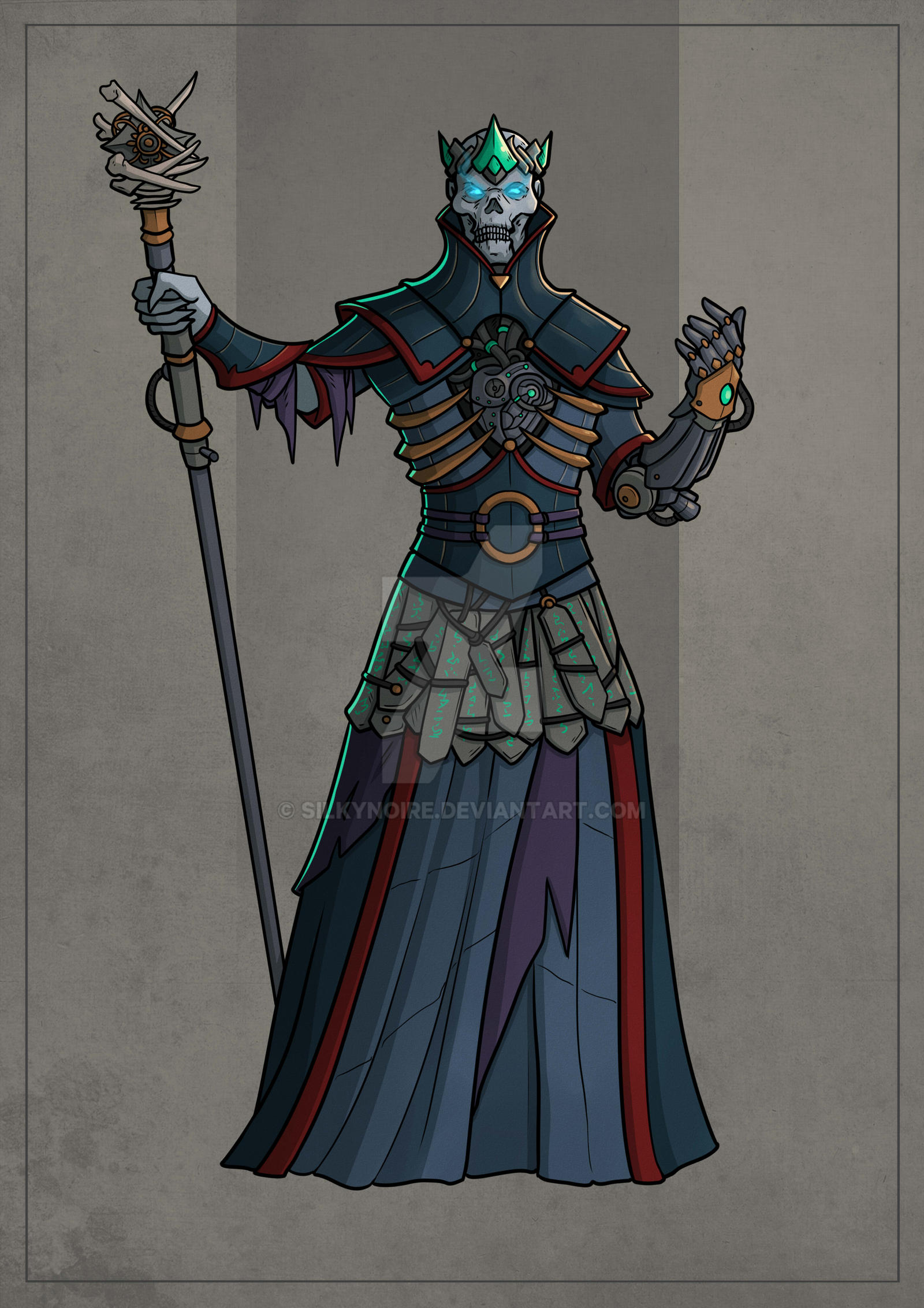 Vilgot - Clockwork Archlich by SilkyNoire on DeviantArt