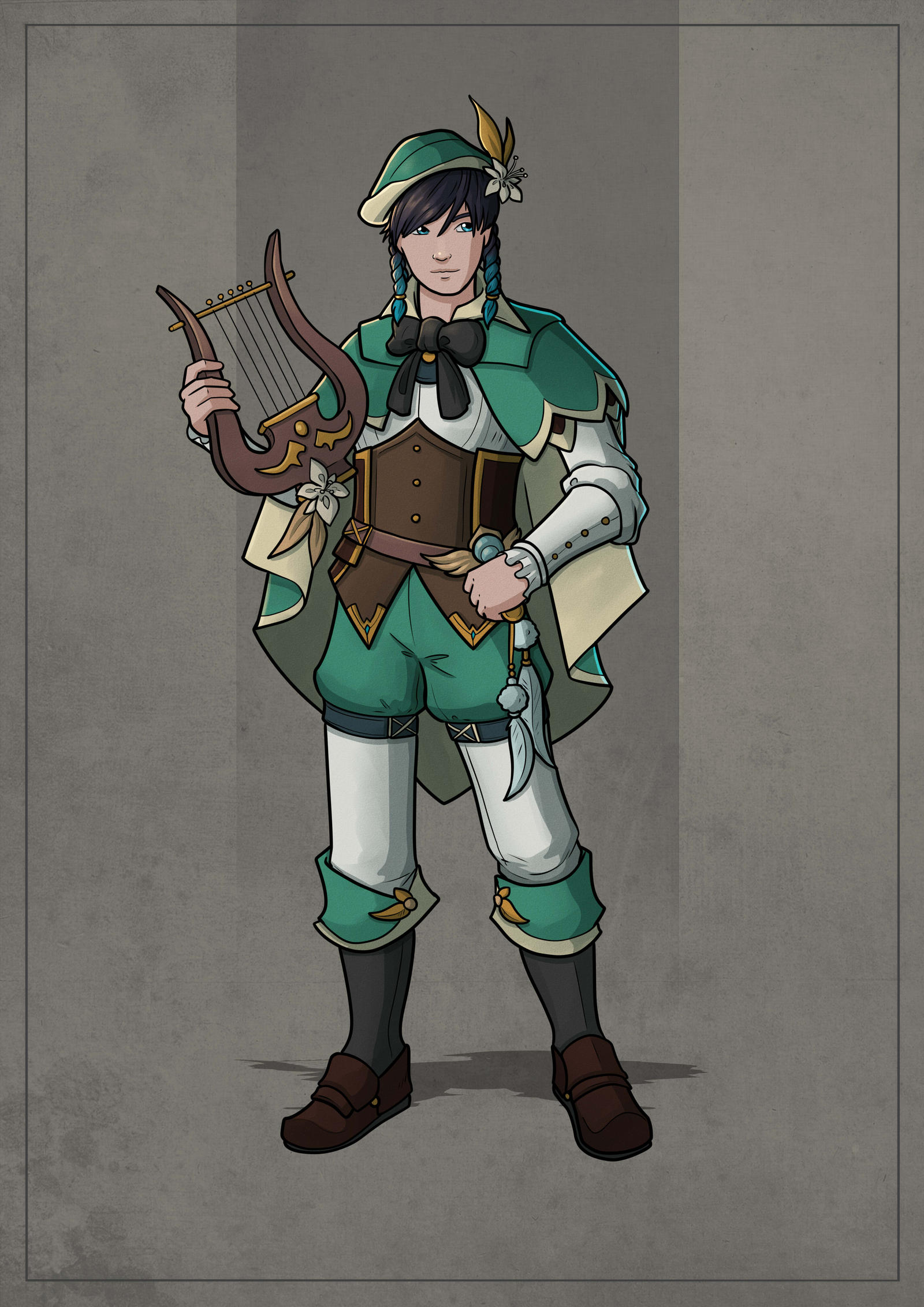 Human Bard by SilkyNoire on DeviantArt