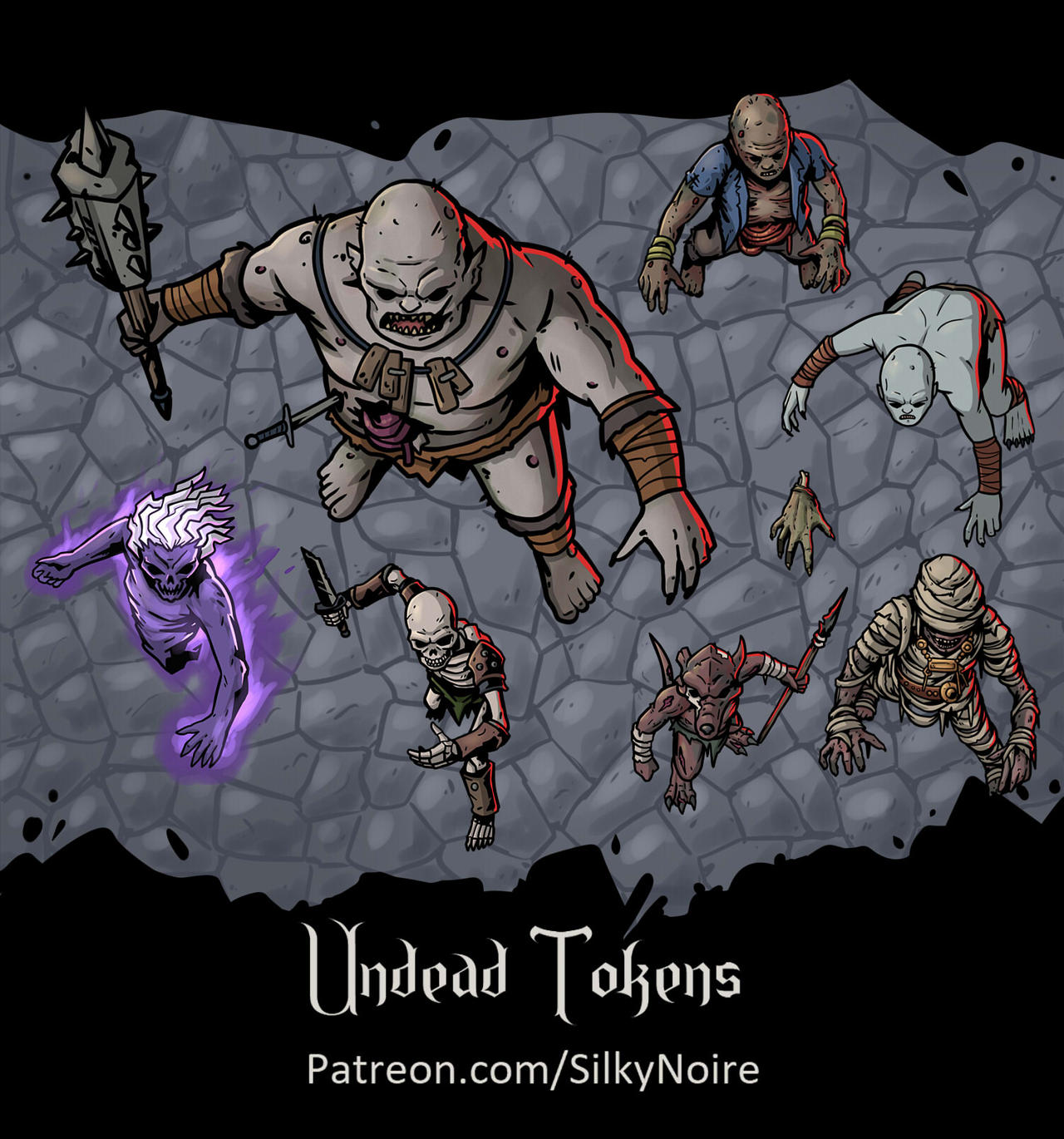 Undead Tokens - link in description by SilkyNoire on DeviantArt