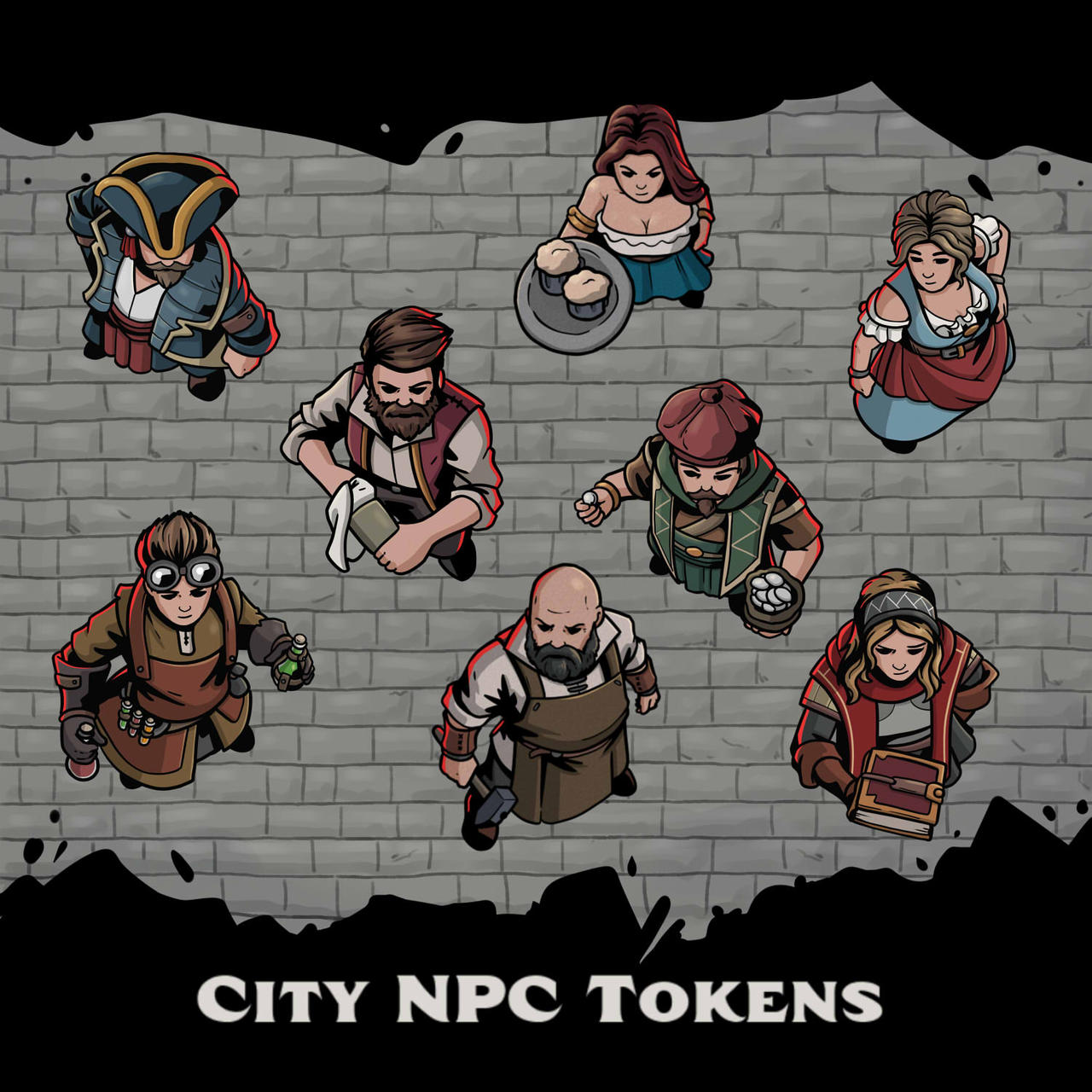City NPC Tokens by SilkyNoire on DeviantArt