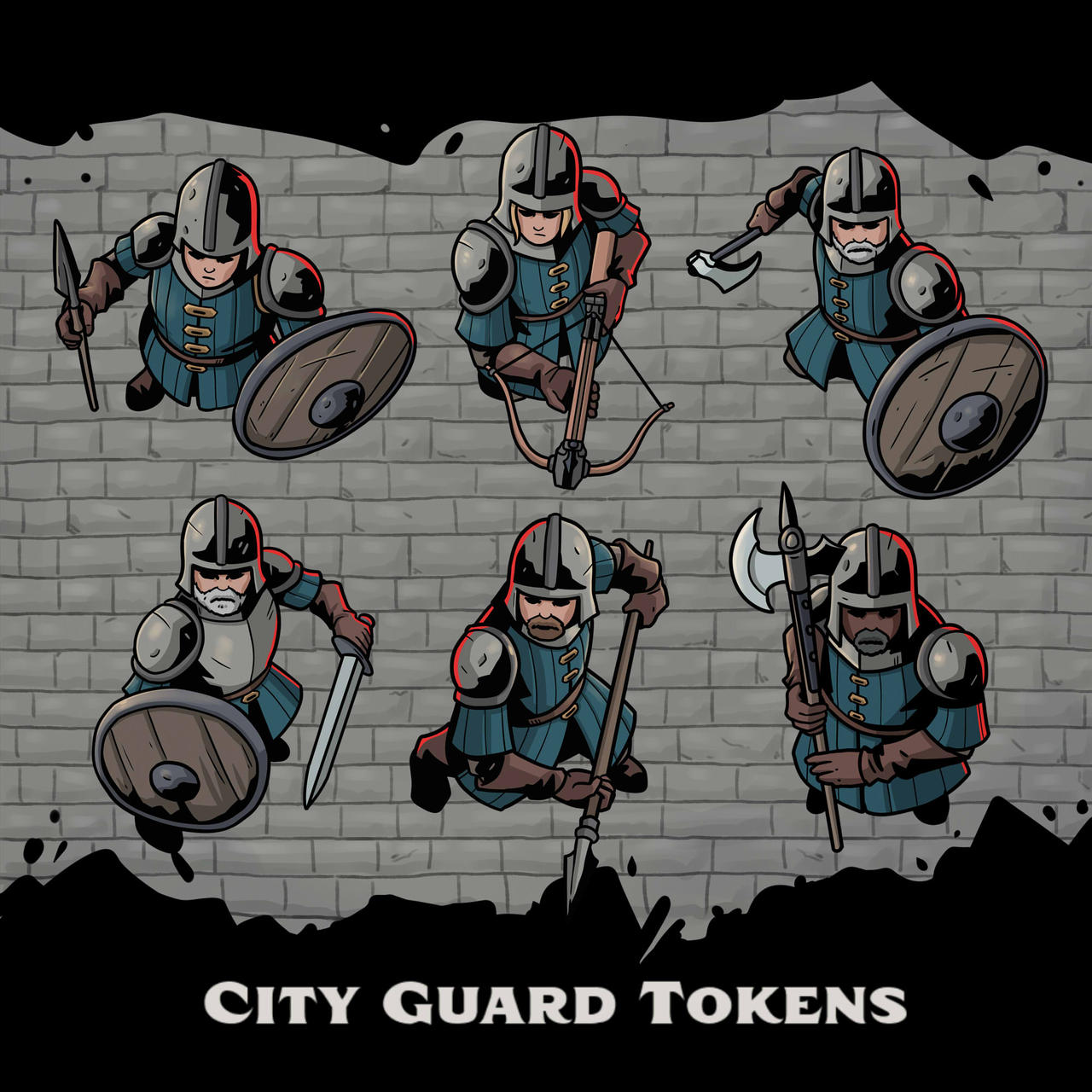 Guard Tokens by SilkyNoire on DeviantArt