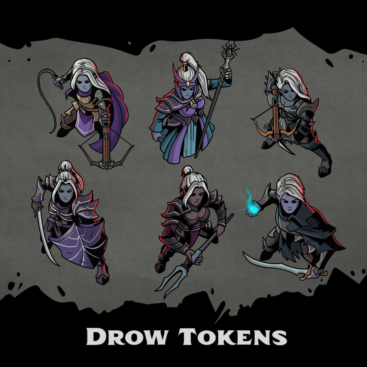 Drow Coin Drow Tokens 1 by SilkyNoire on DeviantArt