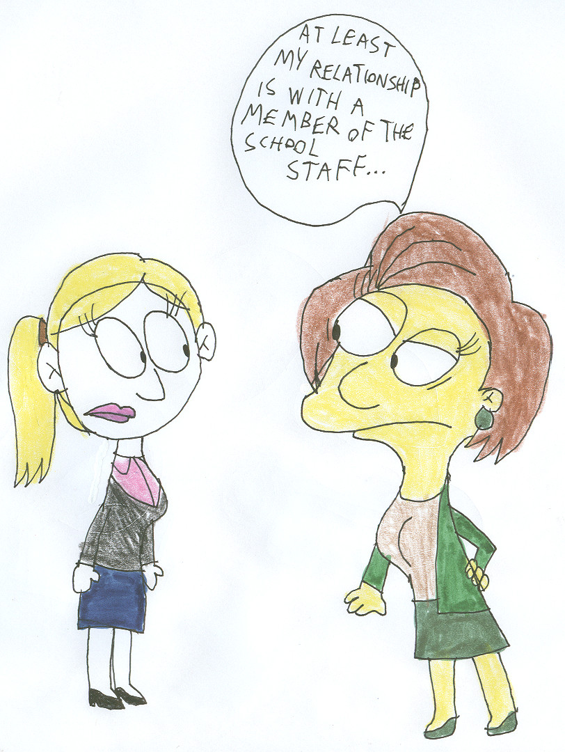 Mrs Krabappel Vs Miss Stevenson By Sithvampiremaster27 On Deviantart 