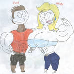 Rush and Wendy, the Ripped Couple by FrogwoodProductions