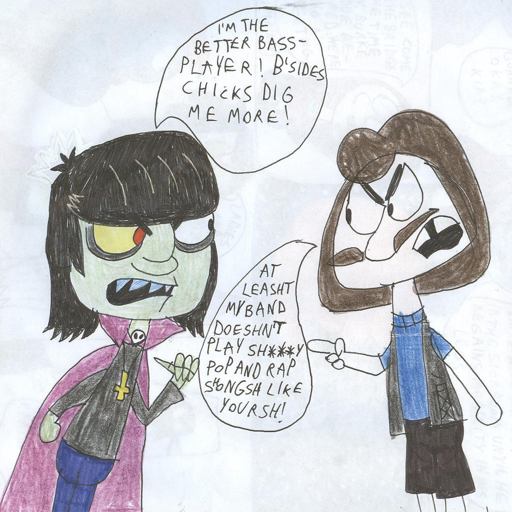 Murderface Ranting Layout Murdoc vs Murderface by FrogwoodProductions on DeviantArt