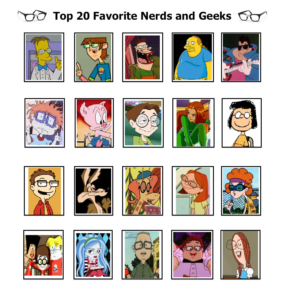 My Top 20 Favorite Nerds 02 by FrogwoodProductions on DeviantArt