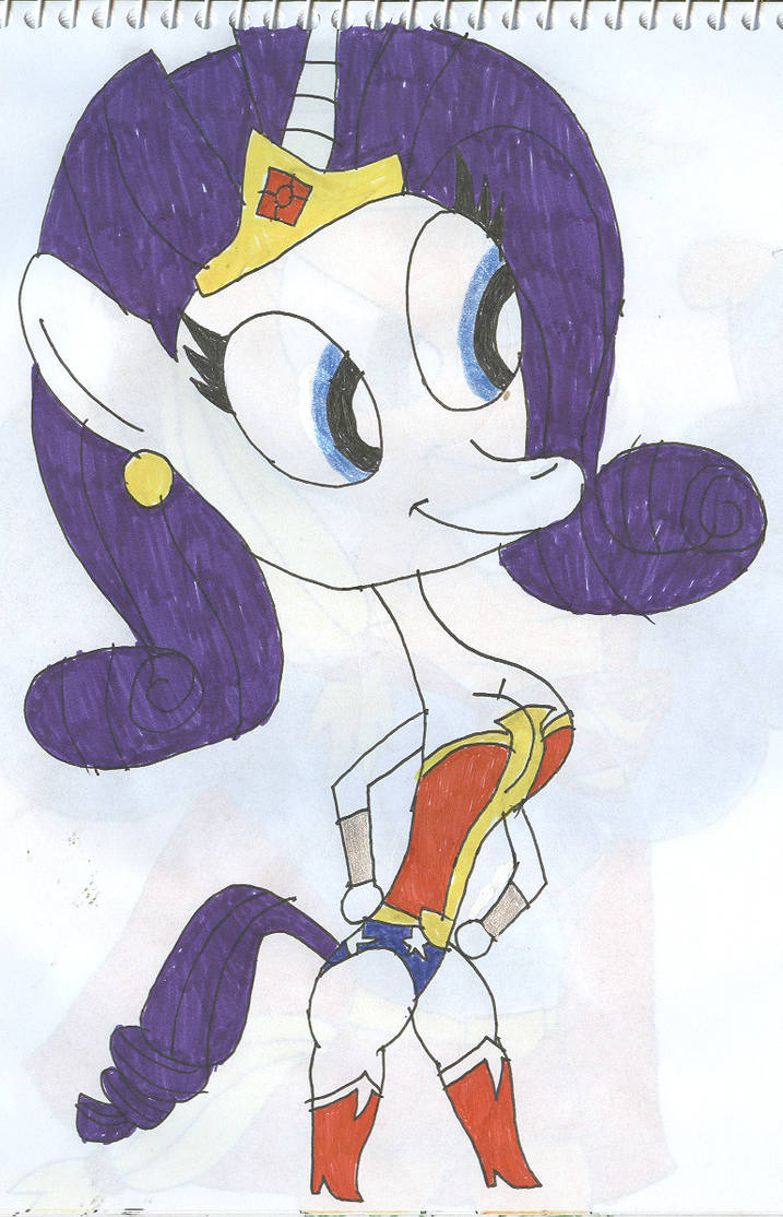 Wonder Rarity Deviantart Justice Ponies: Wonder Rarity by FrogwoodProductions on DeviantArt