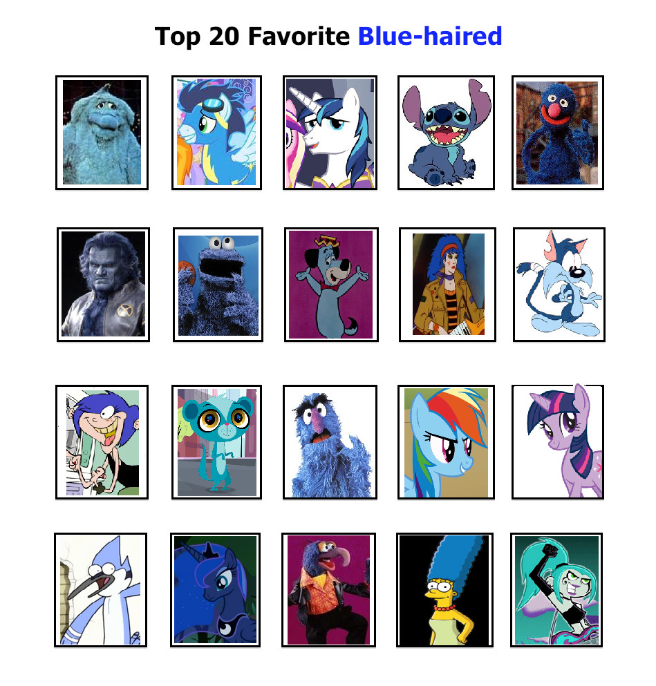 My Top 20 Favorite Blue-Haired Characters by SithVampireMaster27 on DeviantArt My Top 20 Favorite Blue-Haired Characters by SithVampireMaster27 on DeviantArt