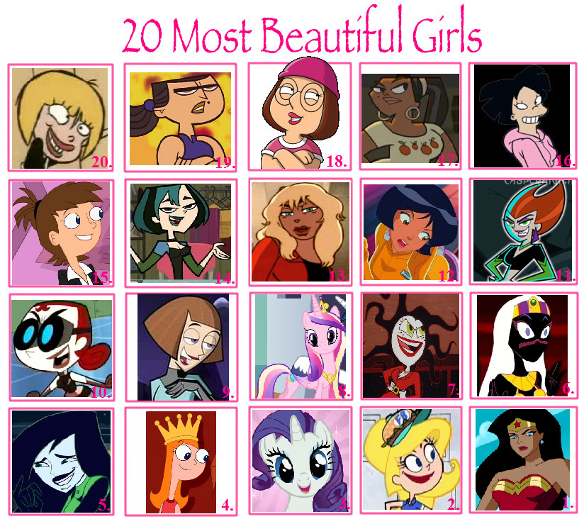 Most Female Deviantart My Top 20 Most Beautiful Girls 02 by FrogwoodProductions on DeviantArt