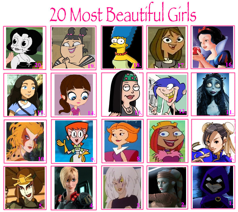 Most Female Deviantart My Top 20 Most Beautiful Girls 03 by FrogwoodProductions on DeviantArt