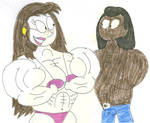 Beefed Up Eartha and Myles by FrogwoodProductions
