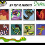 My Top 10 Favorite Snakes