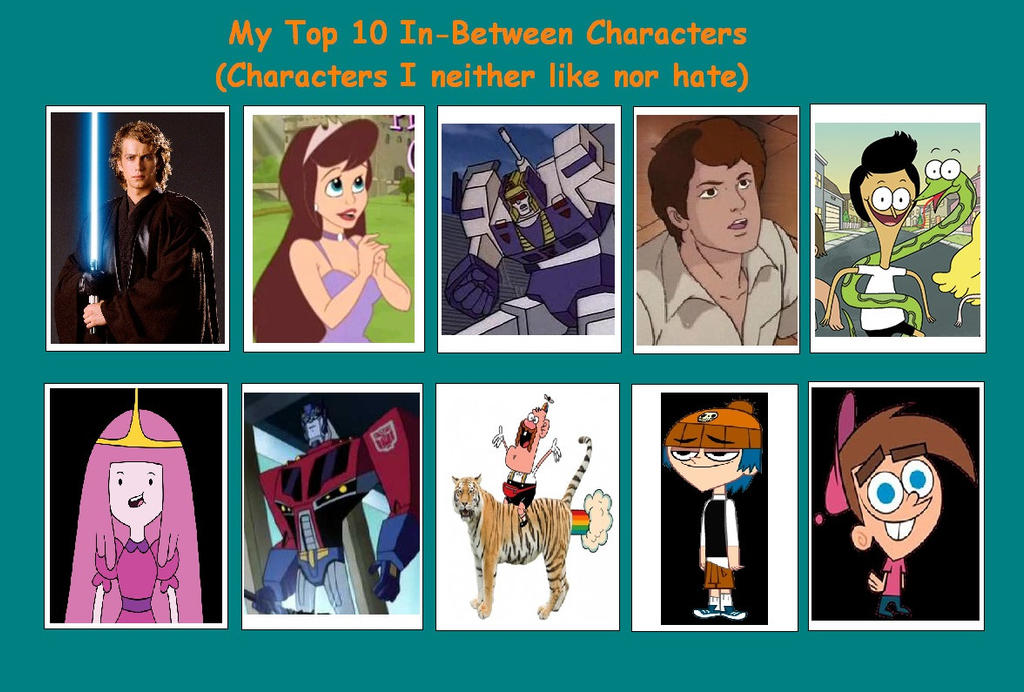 My Top 10 In-Between Characters