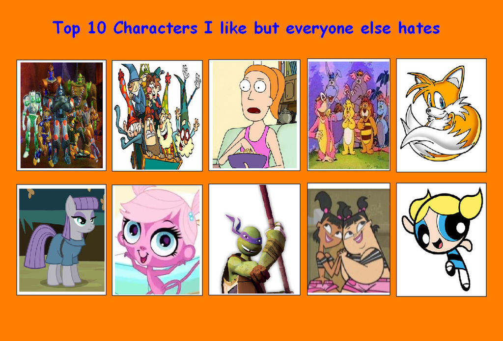 10 Characters I Like but Everyone Else Hates 05 by SithVampireMaster27 ...