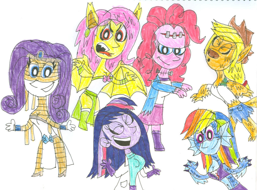 EG Mane 6's Halloween