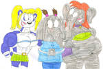 Mary and Abby meet Meena by FrogwoodProductions