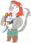 Jackie and Her Dad by FrogwoodProductions