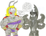 Evie Meets Hercules by FrogwoodProductions