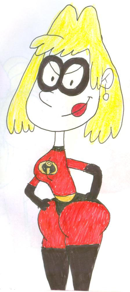 Rita Loud as Elastigirl by FrogwoodProductions on DeviantArt