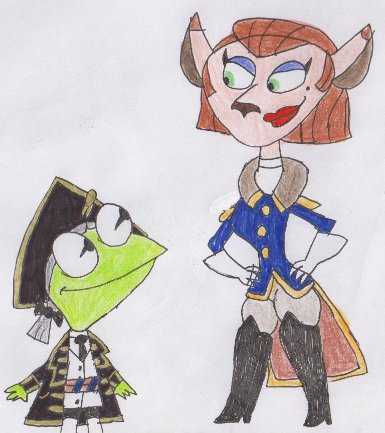 Captain Kermit and Captain Amelia by FrogwoodProductions on DeviantArt