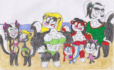 Beach Skunks
