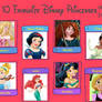 My Top 10 Favorite Disney Princesses