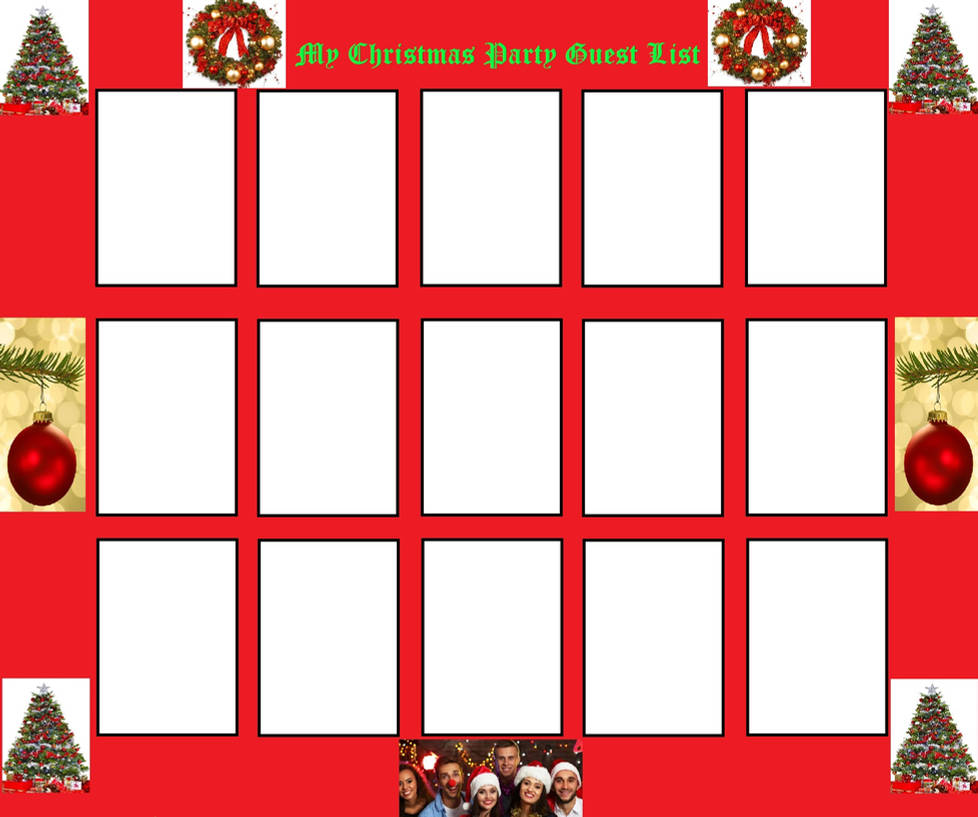 My Christmas Party Guest List