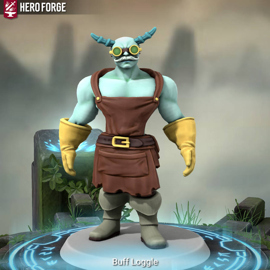 Lagger Buff Hero Forge Buff Loggle by FrogwoodProductions on DeviantArt