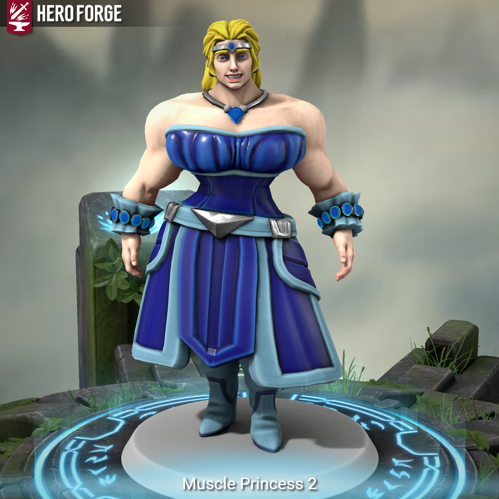 Heroforge Muscle Hero Forge Muscle Princess 02 by SithVampireMaster27 on DeviantArt
