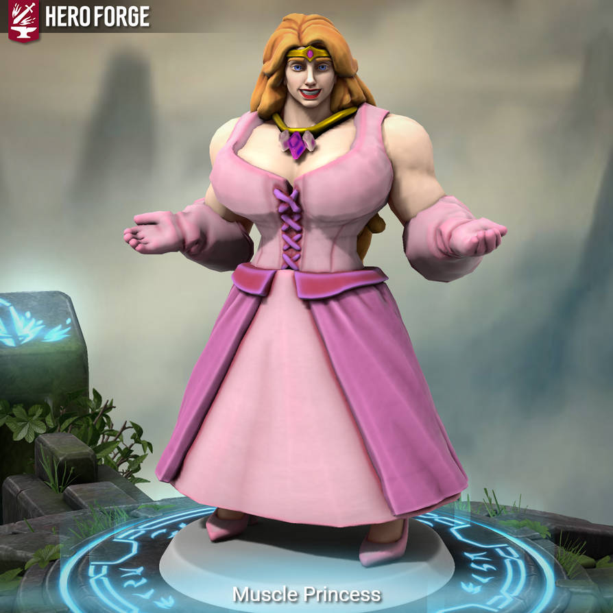 Heroforge Muscle Hero Forge Muscle Princess 03 by FrogwoodProductions on DeviantArt