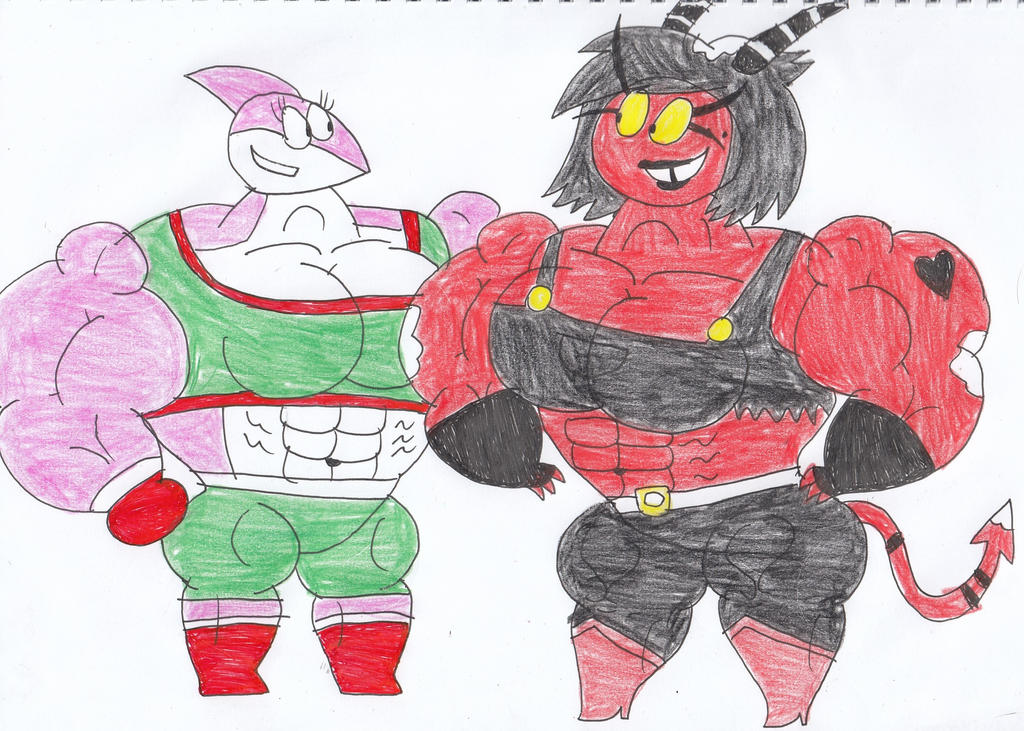 Boxers Meet Buff Demons 06 by FrogwoodProductions on DeviantArt