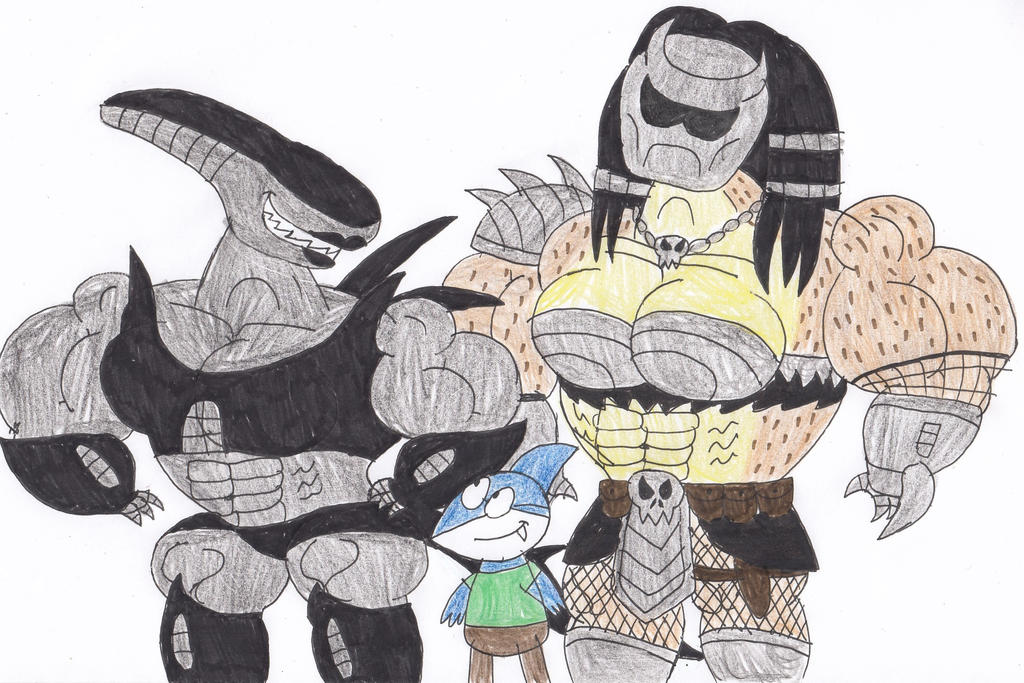 Moises Meets Buff Alien Monster Ladies by FrogwoodProductions on DeviantArt
