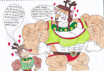 Ripped Reindeer Romance?