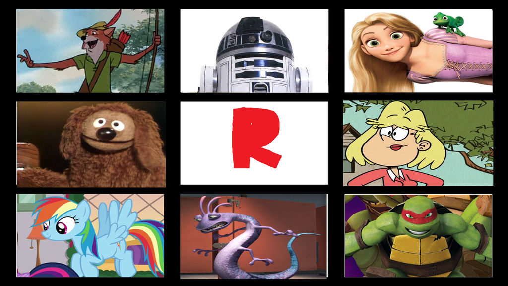 My Favorite R Characters 01 by FrogwoodProductions on DeviantArt
