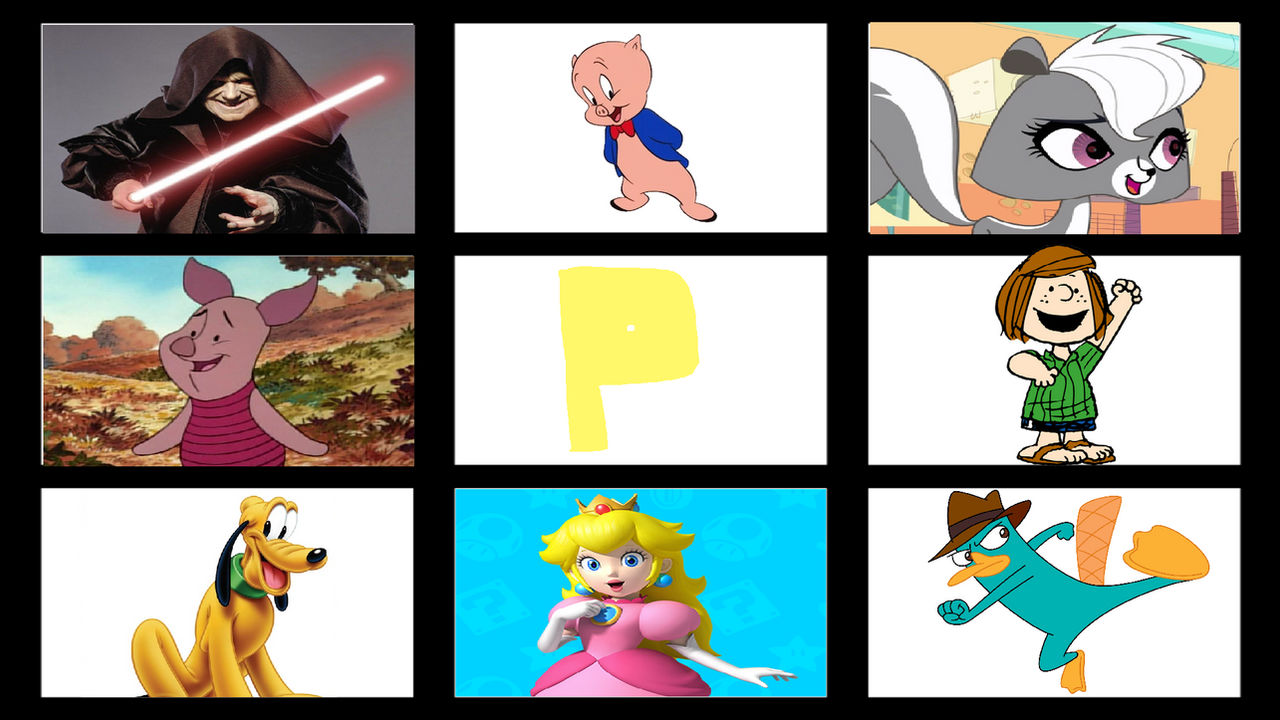 My Favorite P Characters 03 by FrogwoodProductions on DeviantArt