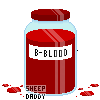 F2U - jar of pure B- blood