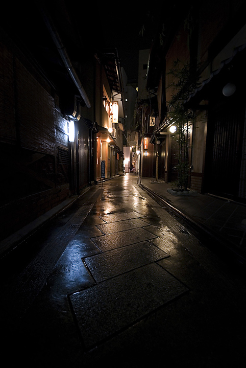 Rainy alley