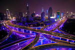 Shanghai Skyline by paikan07