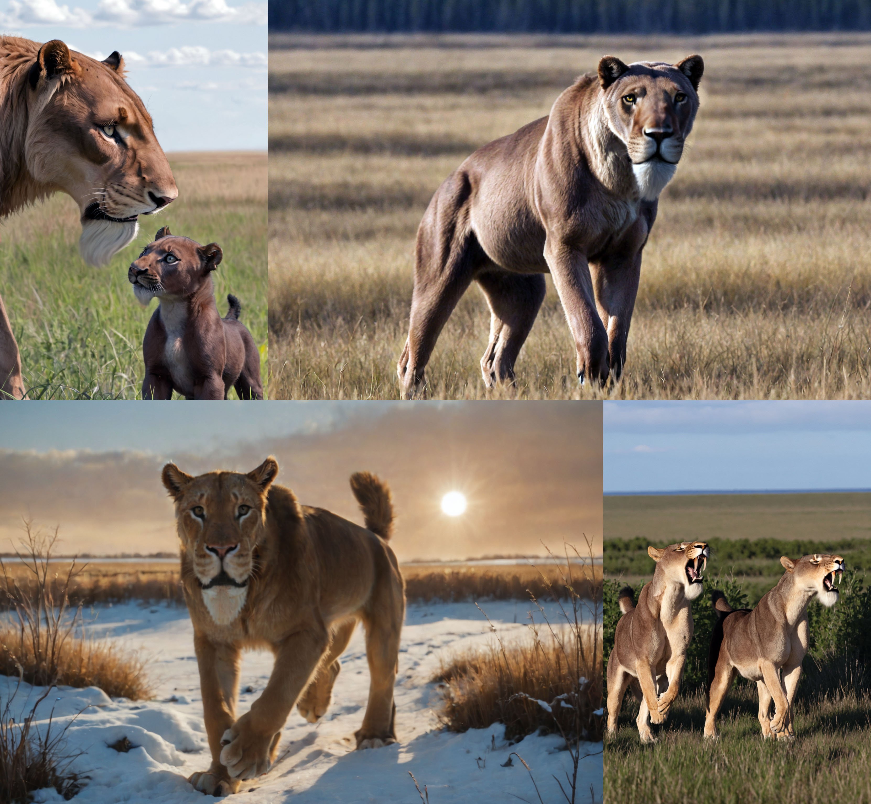 Homotheriini Homotherium collage by PhilipEdwin on DeviantArt