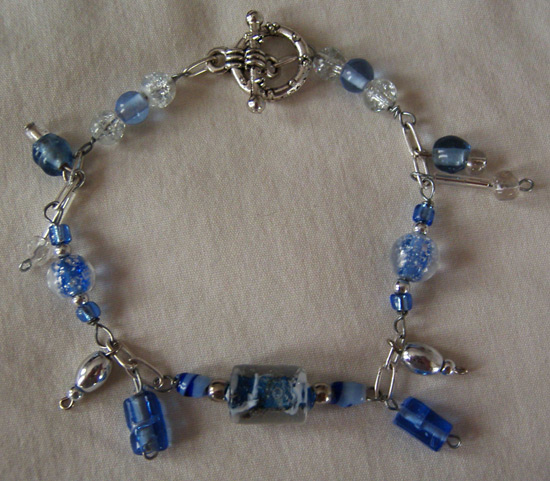 Bracelet - Blue and Silver