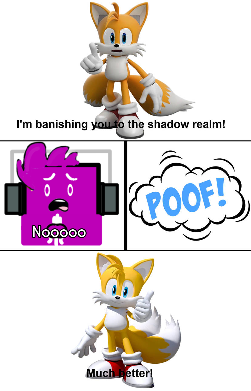 Shadowfriendly Deviantart Tails Tails Banishes SPC Into Shadow Realm by AGuyWhoLikeDL on DeviantArt