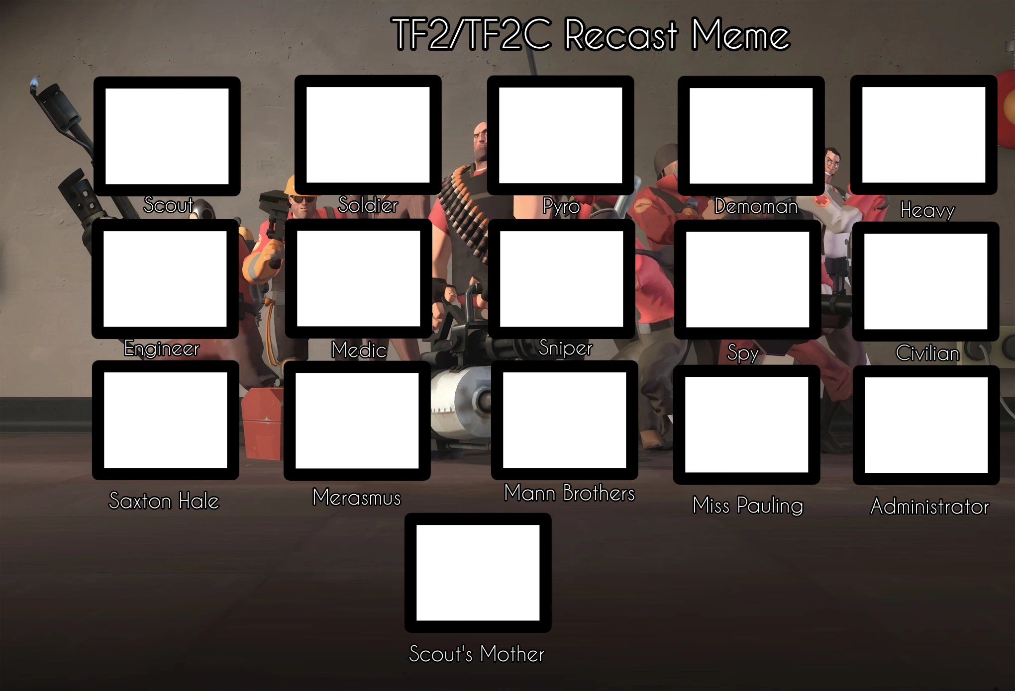 Recast Deviantart Base TF2/TF2C Recast Template by AGuyWhoLikeDL on DeviantArt