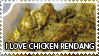 Chicken rendang - stamp