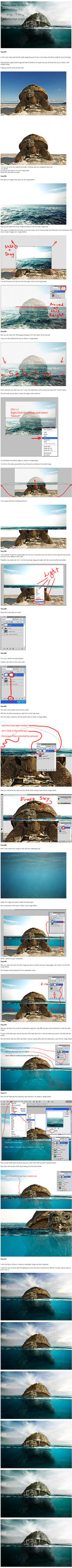 Under Water Easy Photoshop Tutorial