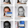 Mime Face Painting Tutorial - Photoshop