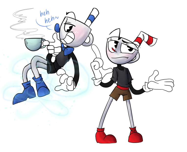 Cuphead and Mugman by Redpanda2608 on DeviantArt