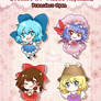 Touhou Keychain -PREORDERS-