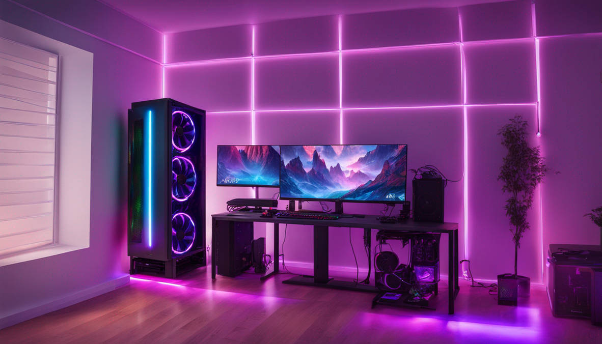 Gaming Computer Desktop Deviantart Gaming Pc With Rgb In A Room by gpranav2024 on DeviantArt